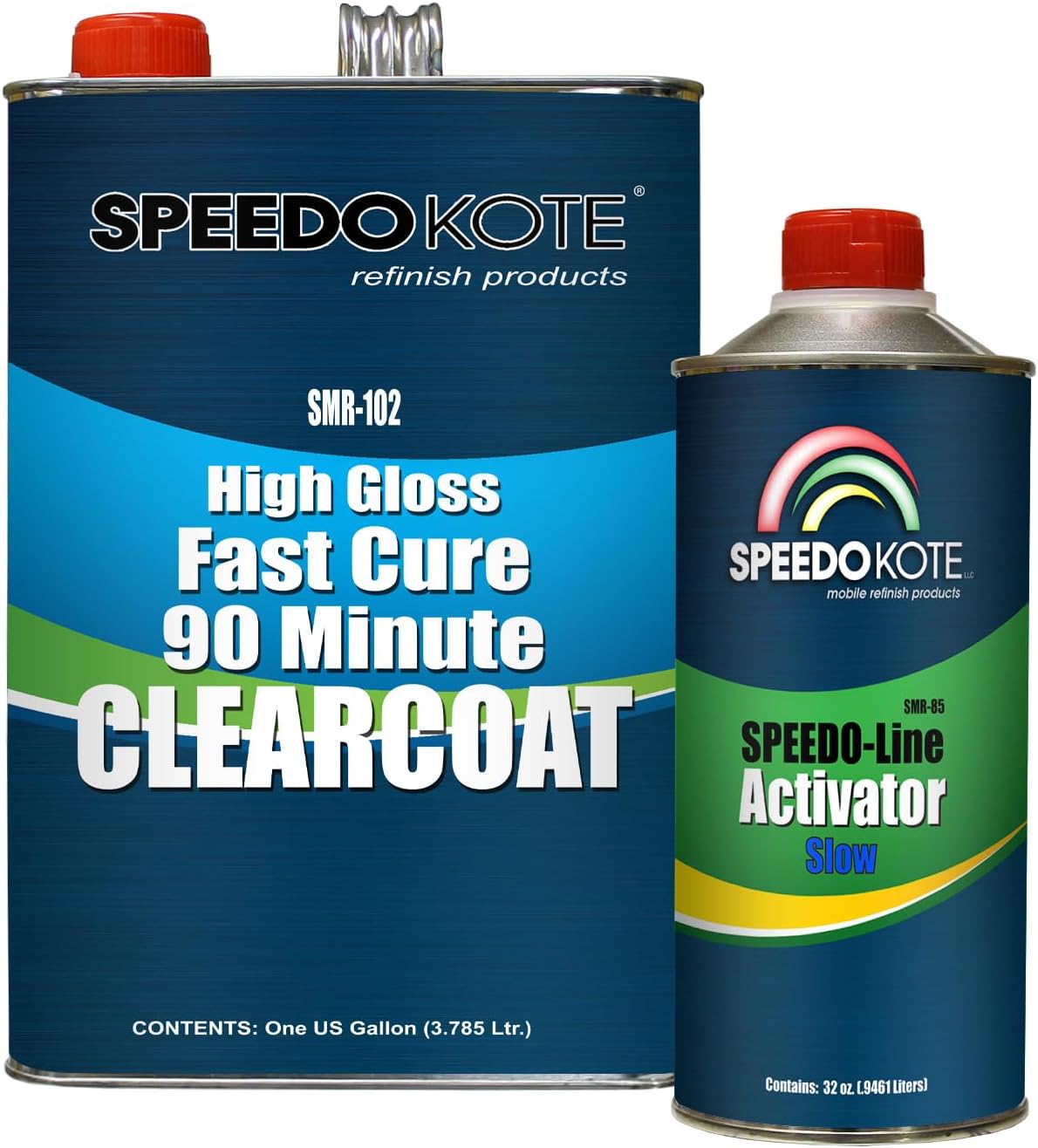 Automotive High Gloss 90 Minute Cure Clear Coat, Gallon Slow Kit, SMR-102/85