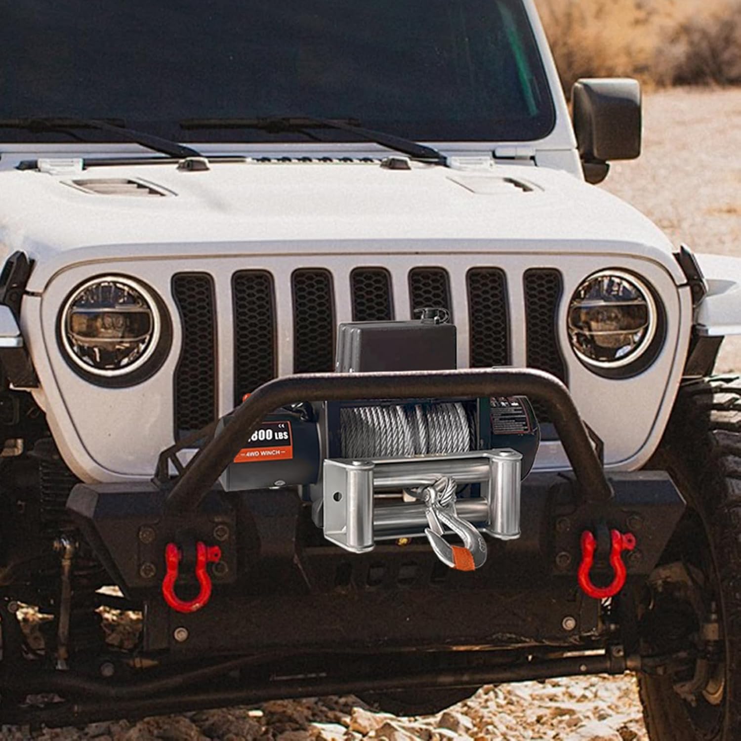 Truck Winch,18800lbs Electric Winch, Steel Cable, 12V Power Winch with Wireless Remote Control for UTV ATV Truck in Car Lift