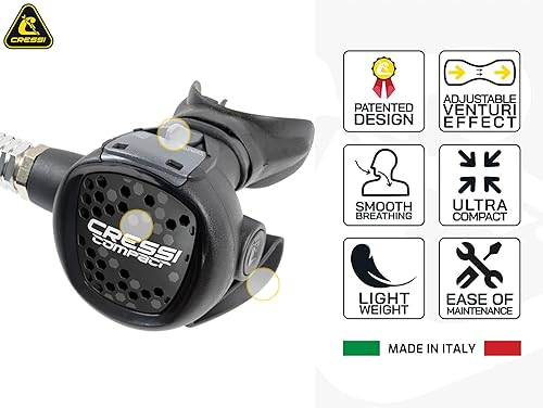 Vista 4 de Cressi AC2 / Compact & Octopus XS - Kit de regulador de buceo