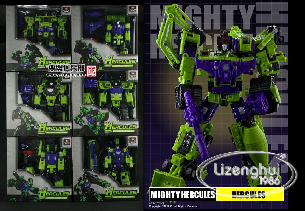 Transformers TFC Toys Hercules Full Set Action Figures (Revised Version)
