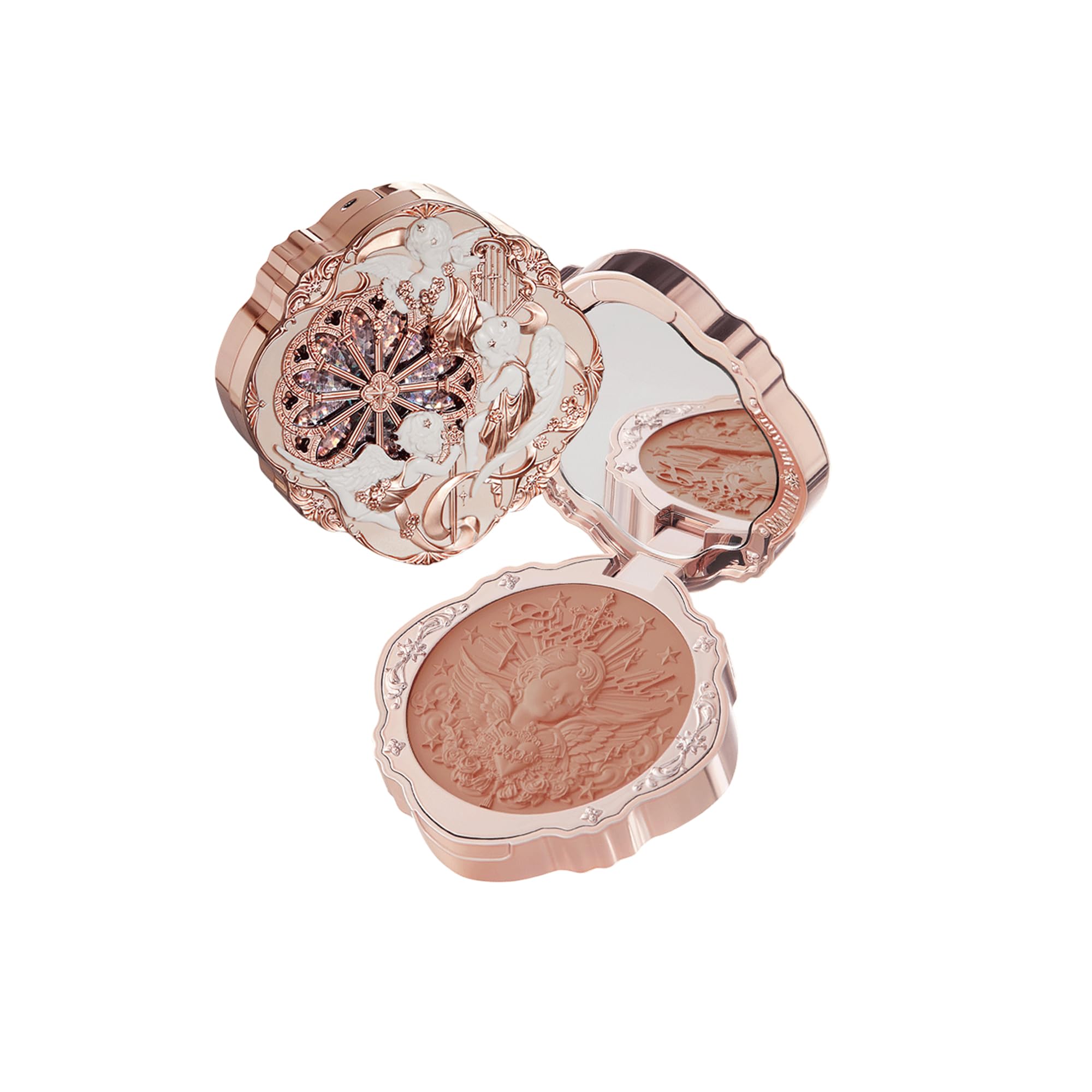 Flower Knows Little Angel Cream Blush 6g - Natural Looking, High-Coverage, Smooth Blending, Long-lasting Radiance (05 Fingertip Stellar - Sandy Nude, 6g) 05 Fingertip Stellar - Sandy Nude 6g