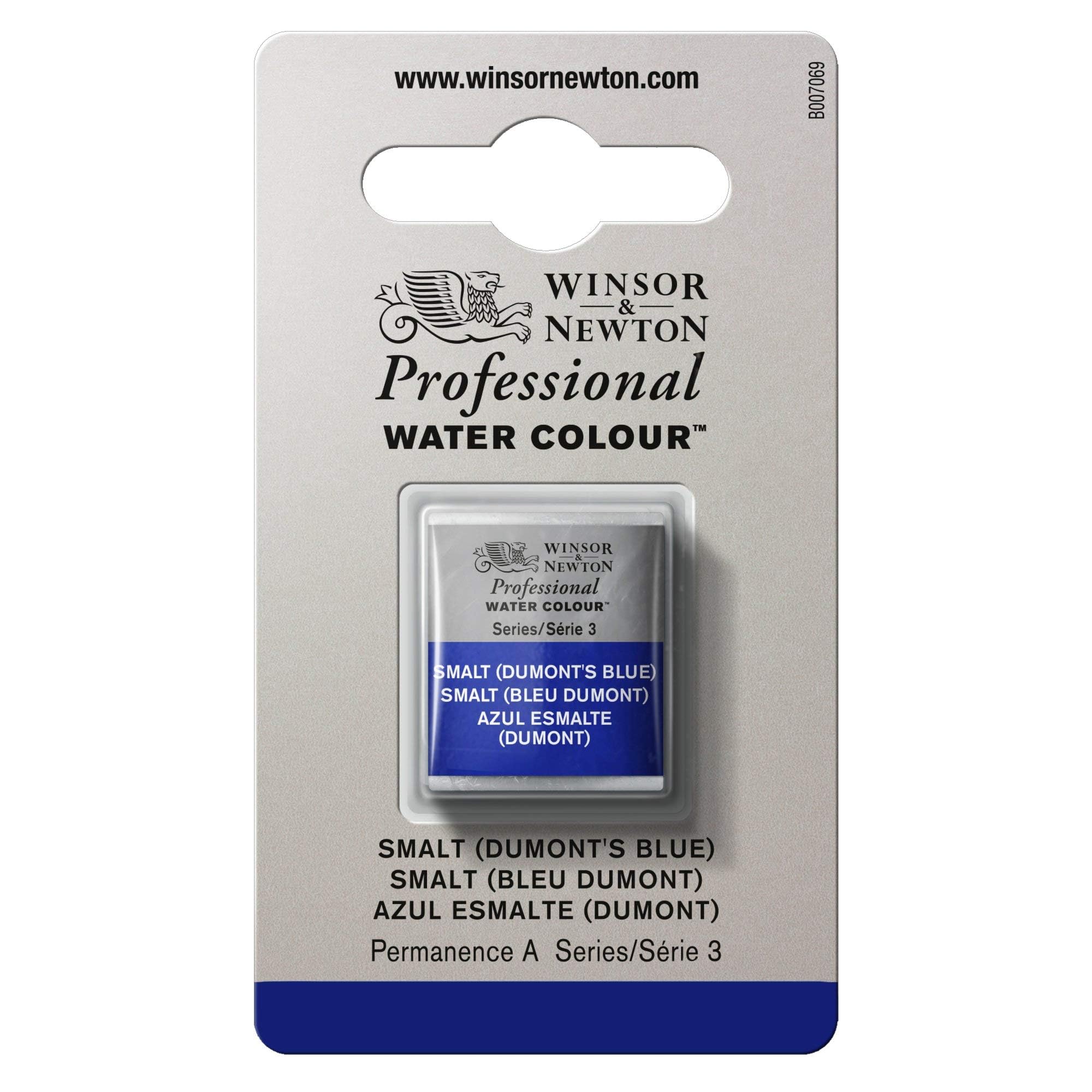 Winsor & Newton Professional Watercolour - Half Pan - Smalt (Dumont's Blue) (Series 3) โ image 1