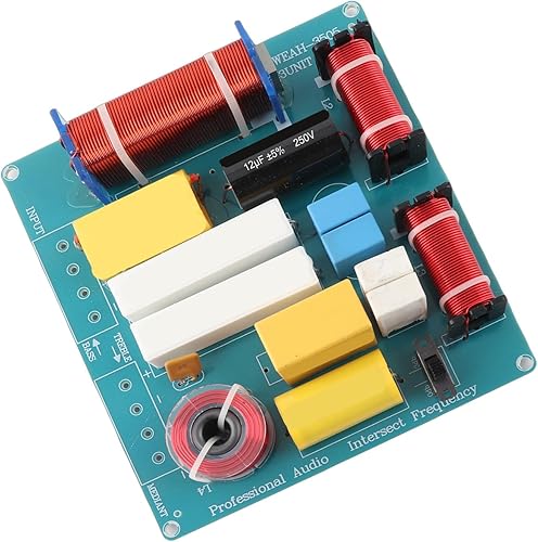 Miniatura 7 de Zerone Divisor de frecuencia de audio de altavoz de 300 W Filtros cruzados de 3 vías con graves agudos ajustables