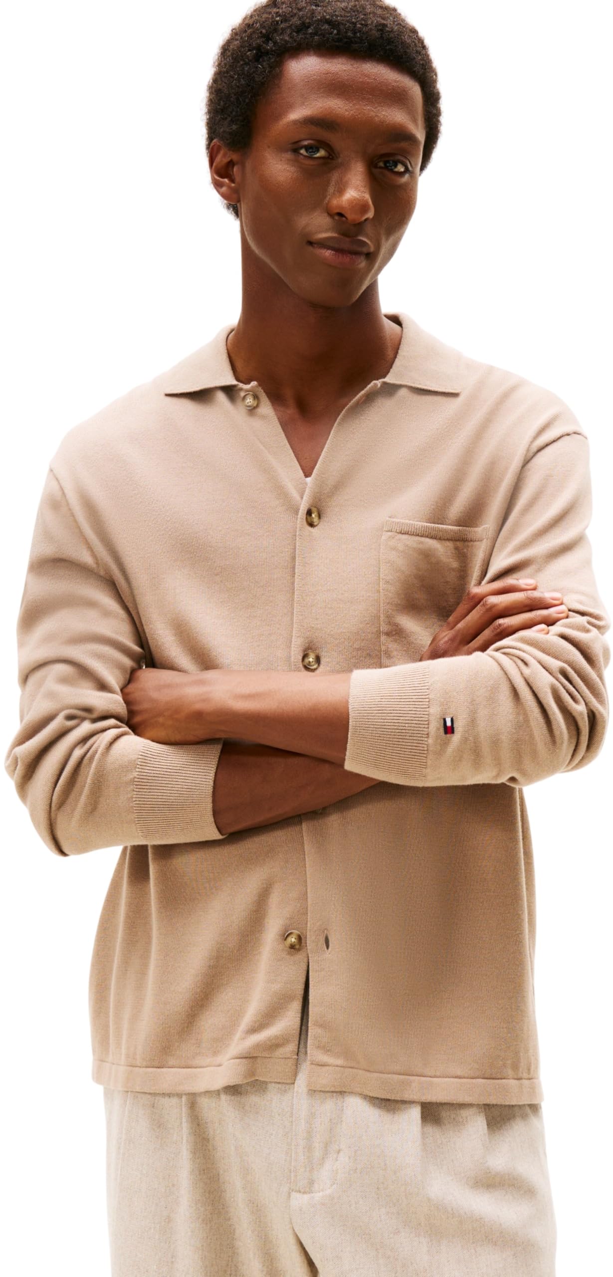 Tommy Hilfiger Herren Hemd Essential Over Shirt aus Baumwolle