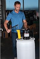 Vista 6 de Performance Tool W54269 Bomba de Barril de Acción de Palanca de Propósito General Amarilla - Se adapta a tambores de 15 a 55 galones