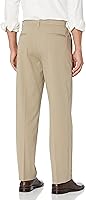 Vista 2 de J.M. Haggar Pantalón chino elástico cómodo de lujo para hombre