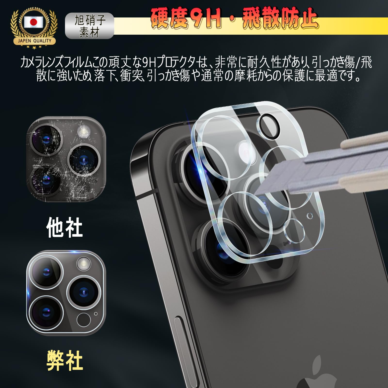Amazon | iPhone 15 Pro カメラカバー iPhone 15 Pro Max レンズ 