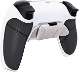 eXtremeRate Rise4 Remap Kit Metallo per ps5 Controller BDM-010/020, 4 Palette Paddles Back Button Programmabili per ps5 Joystick, Cover Grip&Tasti Posteriori Accessori Kit-Bianco Nero - 8