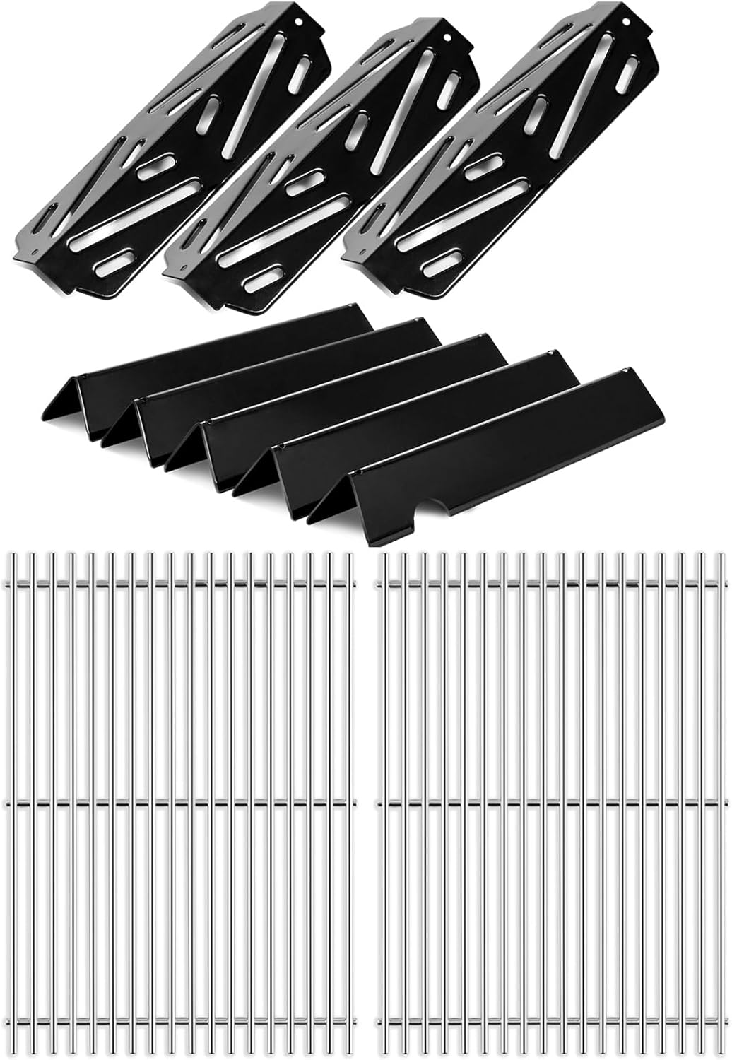 Genesis II E310 Replacement for Weber Genesis II GS4 E-310 E-315 E-335 S-335 Grill Replacement Parts 66095 Grates 66032 Flavorizer Bars 66685 Heat Deflector Weber Genesis 2 LX 300 Series LX E-340 Grid