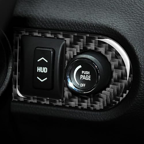 Miniatura 7 de Coche HUD panel adhesivo fibra de carbono accesorios interiores para Chevrolet Camaro 2010 2011 2012 2013 2014 2015