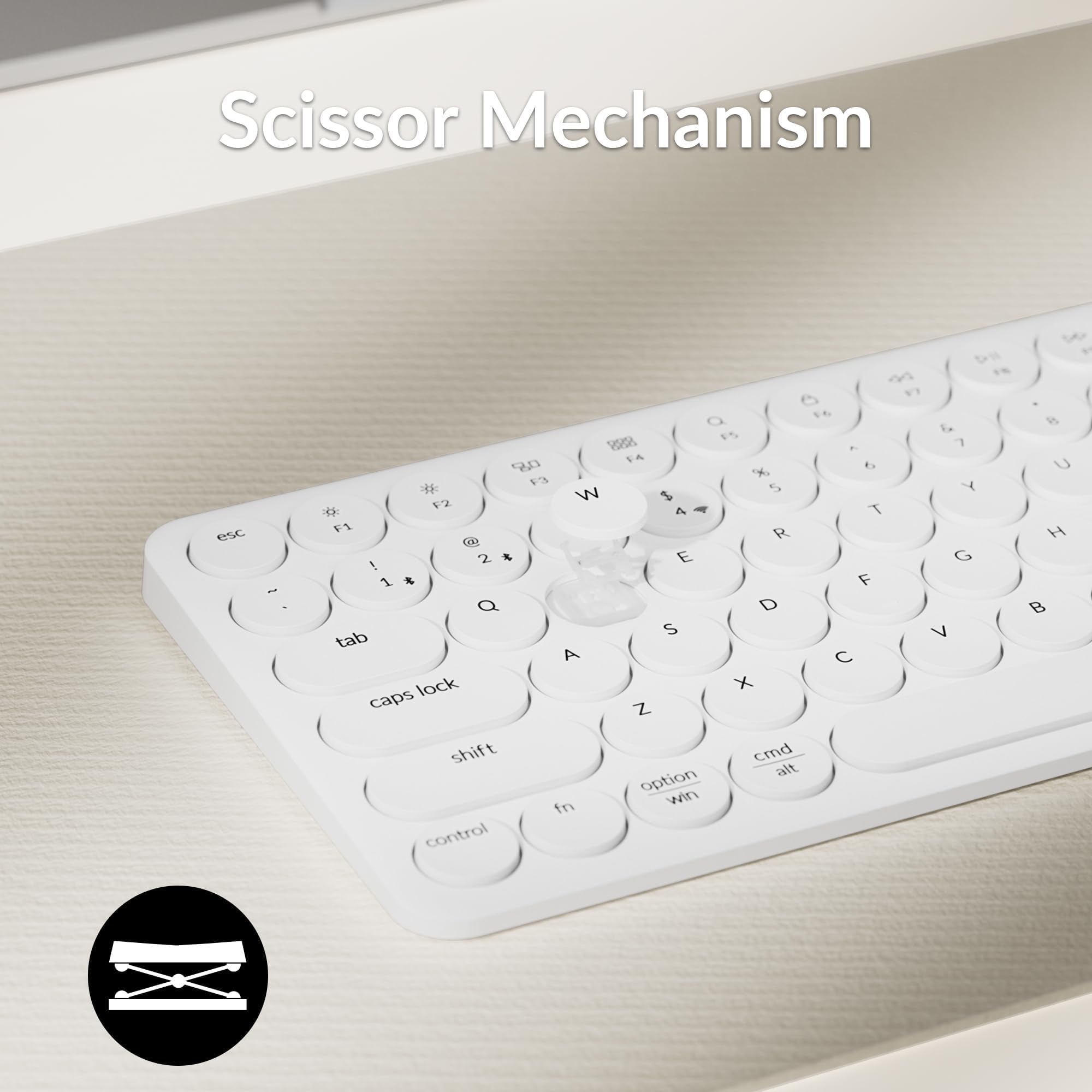 Keychron B3 Pro - Tastiera meccanica wireless ultra sottile al 75%, 2,4 GHz, Bluetooth 5.2 e connessione cablata, design leggero a basso profilo, connessione multi-dispositivo per Windows/Mac/tablet