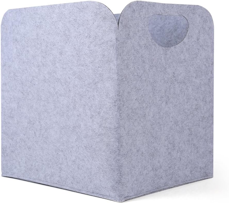 Foldable Laundry Basket / Hamper, GiniHome Storage Bag / Storage Bin Soft /Clothes Container / Storage Bin, Made of Polyester , Grey (L)