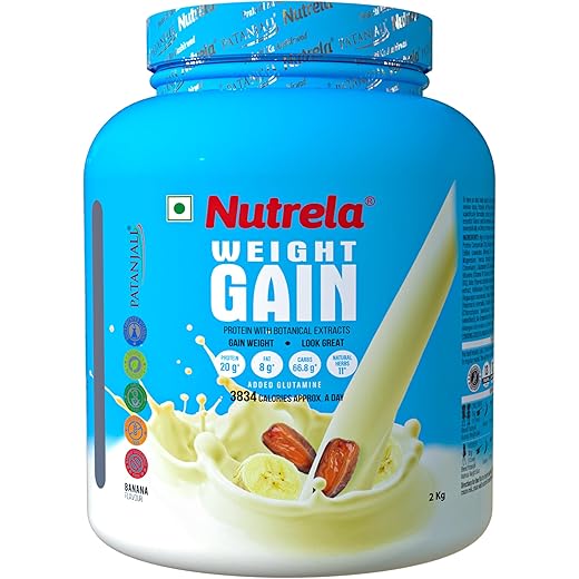 Nutrela Weight Gainer Banana 2kg