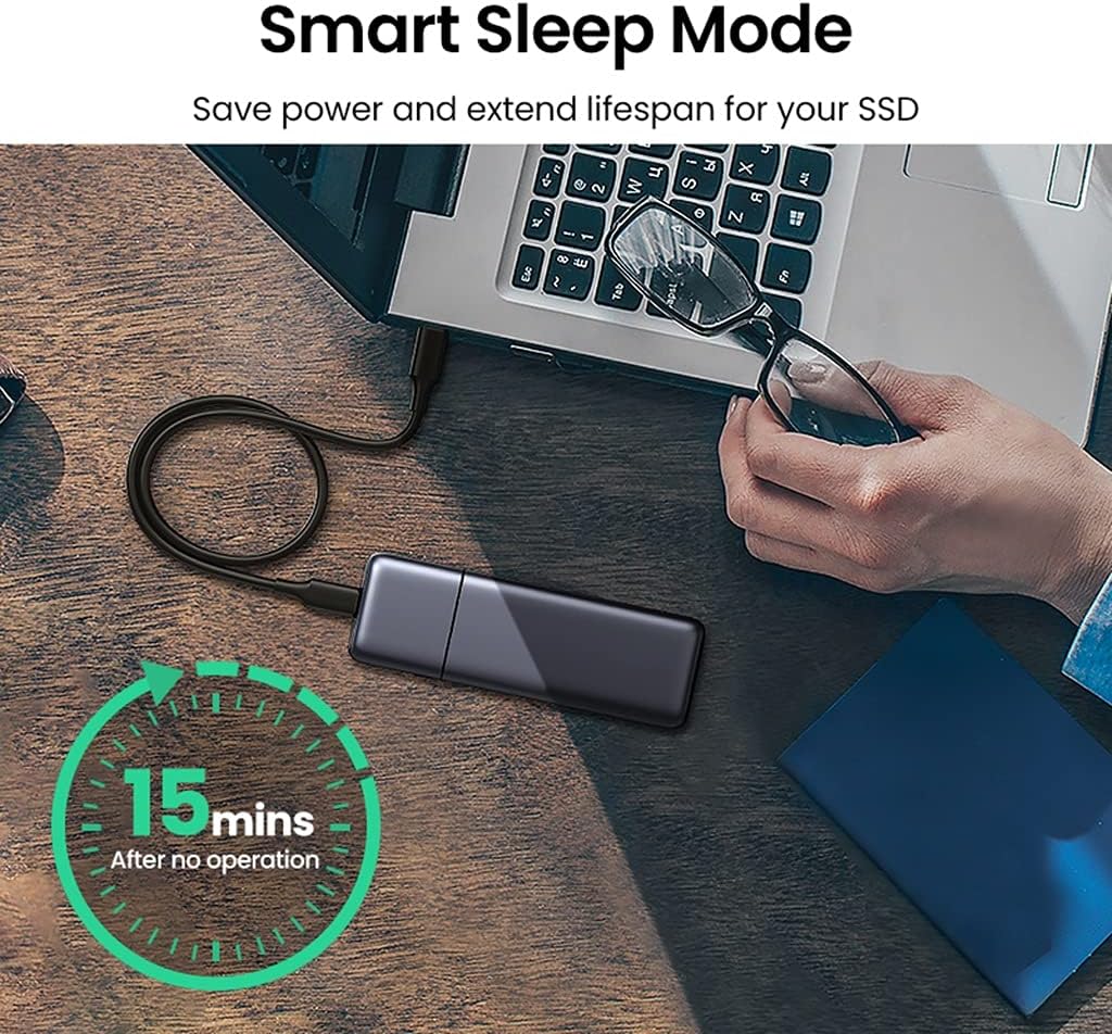 External Hard Drives SSD Case M.2 Dual Protocol NVMe SATA to USB 10Gbps M2 Hard Disk Case Docking Station for External Hard SSD Drive