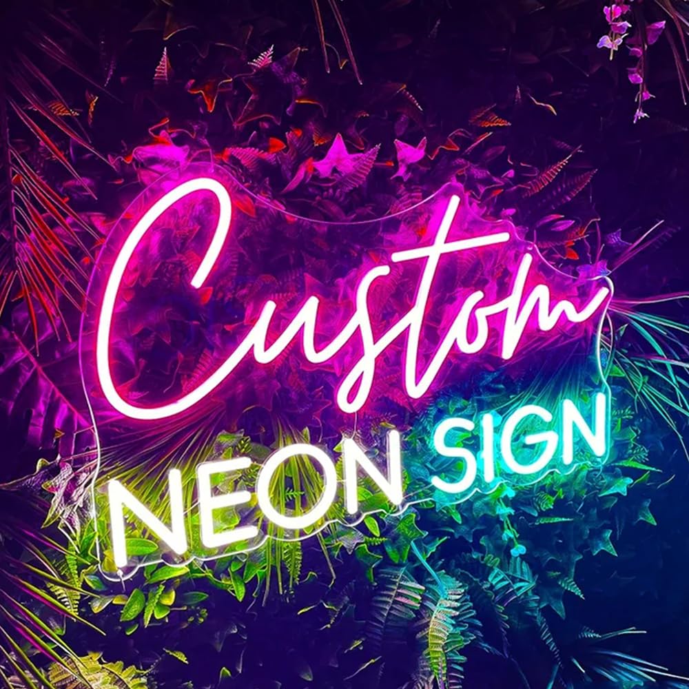 Insegna Al Neon Personalizzata - Scritte LED Su Misura Per Camera, Negozio, Matrimonio O Feste, Con Telecomando E Dimmer - Foto 2