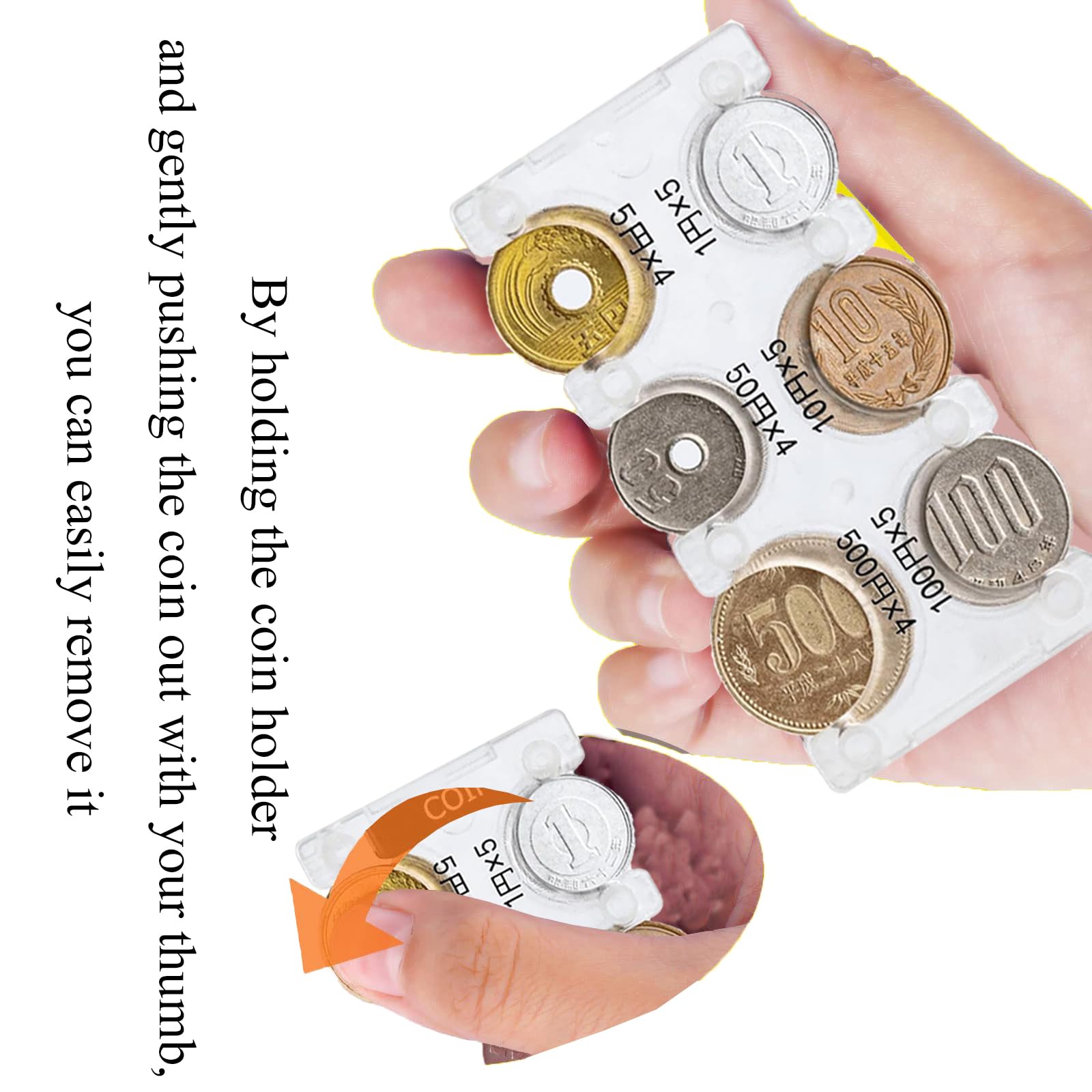 Plastic JPY Coin Organizer With 6 Slots Storage Case 2-Pack Japanese Yen  Coin Holders - Plastic Organizer With 6 Slots For JPY Coins (Light Green &  Purple) Coin Storage Wallet