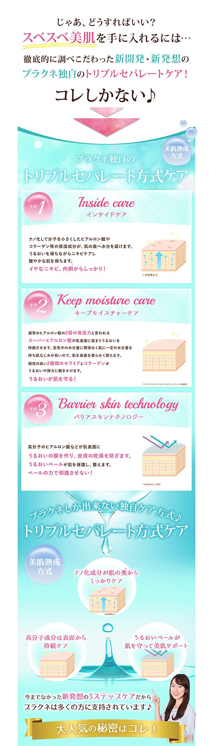Amazon | 薬用プラクネ ニキビ クリーム フェイス ボディ ニキビ跡