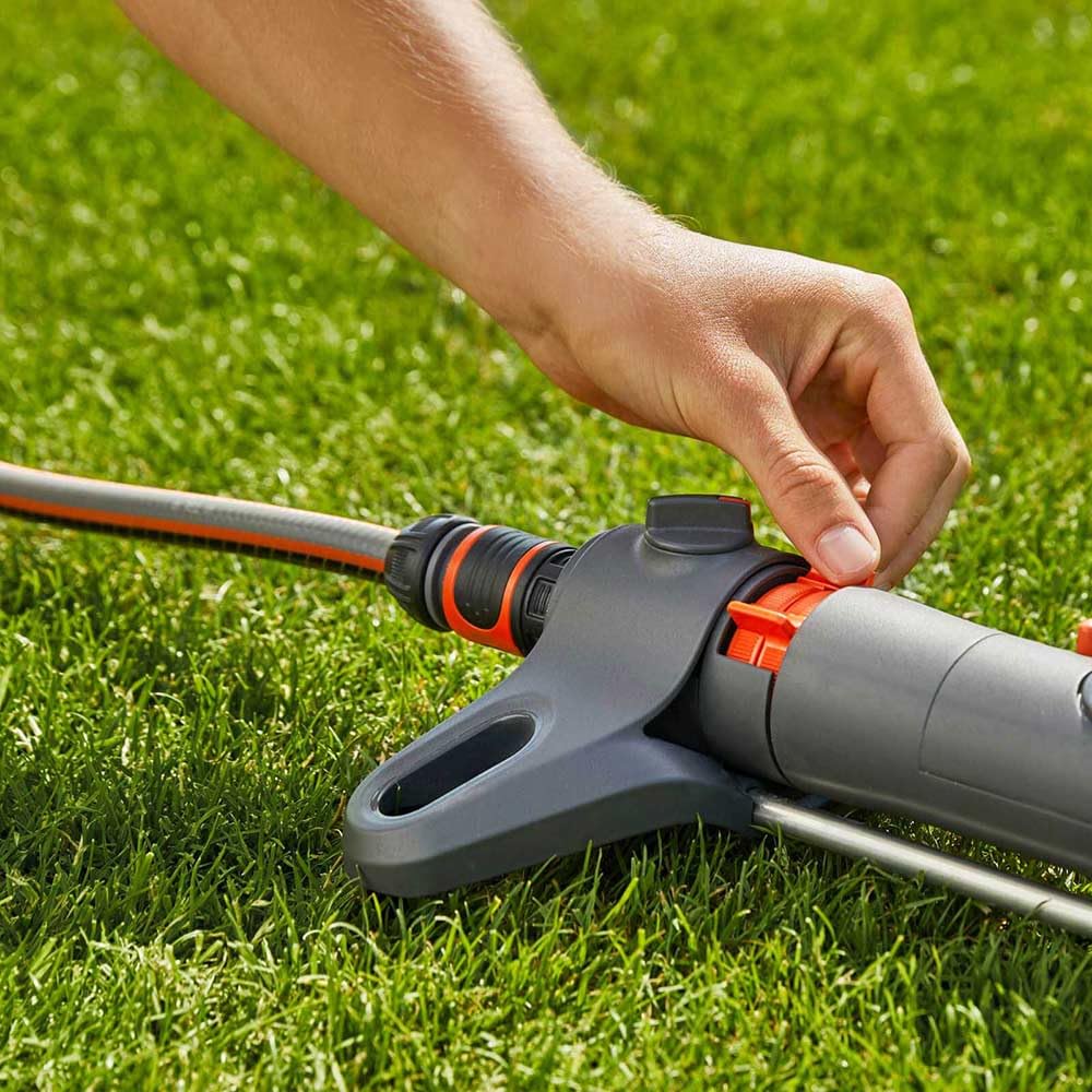 Gardena G18710-34 Oszillierendes Beregnungsset Aquazoom S Anpassbar an Gärten von 9 bis 150M2 Bre... Ansicht 8