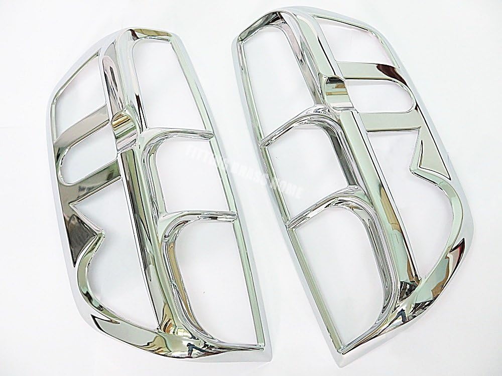 Chrome Tail Lights Cover LAMP Trim for Nissan NAVARA D40 Frontier 2005-2013