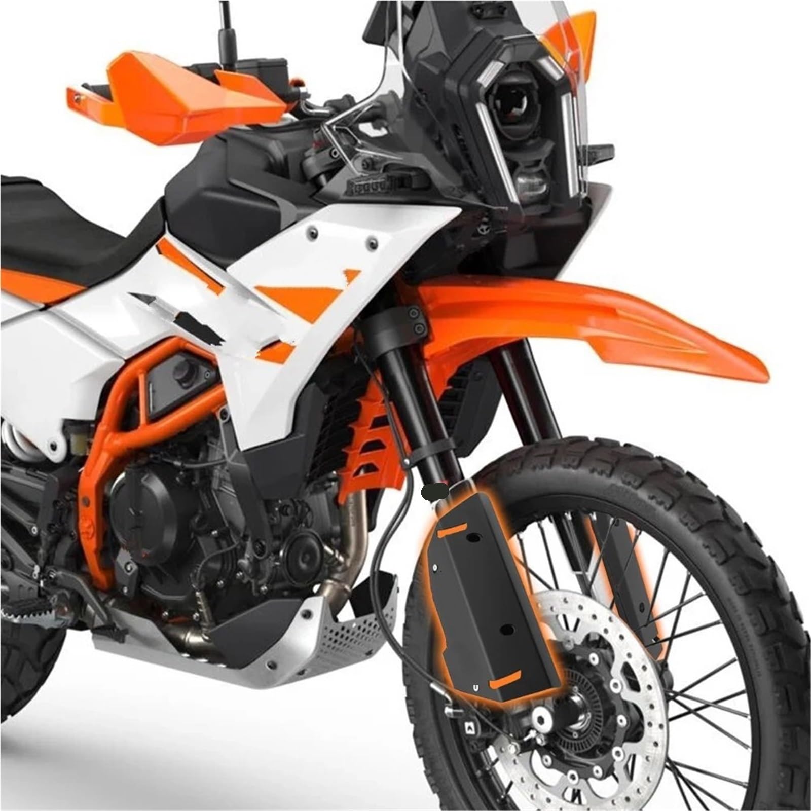 Adatto per K&TM 390 ADVENTURE R 2025 Protezione scudo piastra di protezione ammortizzatore forcella anteriore protezione forcella