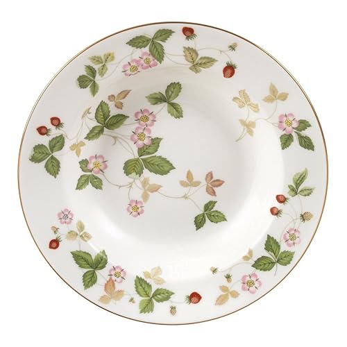 Wedgewood - Cuenco de sopa de fresa silvestre de 8 pulgadas