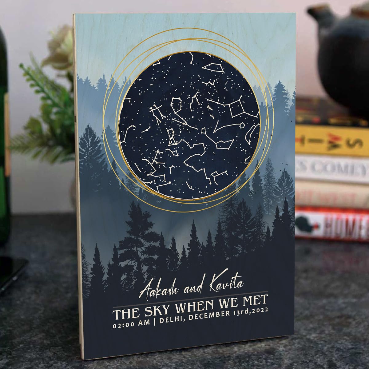 Sblossom The Sky Map When We Met | Personalized 2