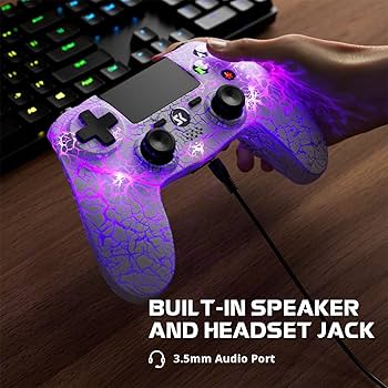 Amazon.com: Wireless Controller for PS4, LED Backlit