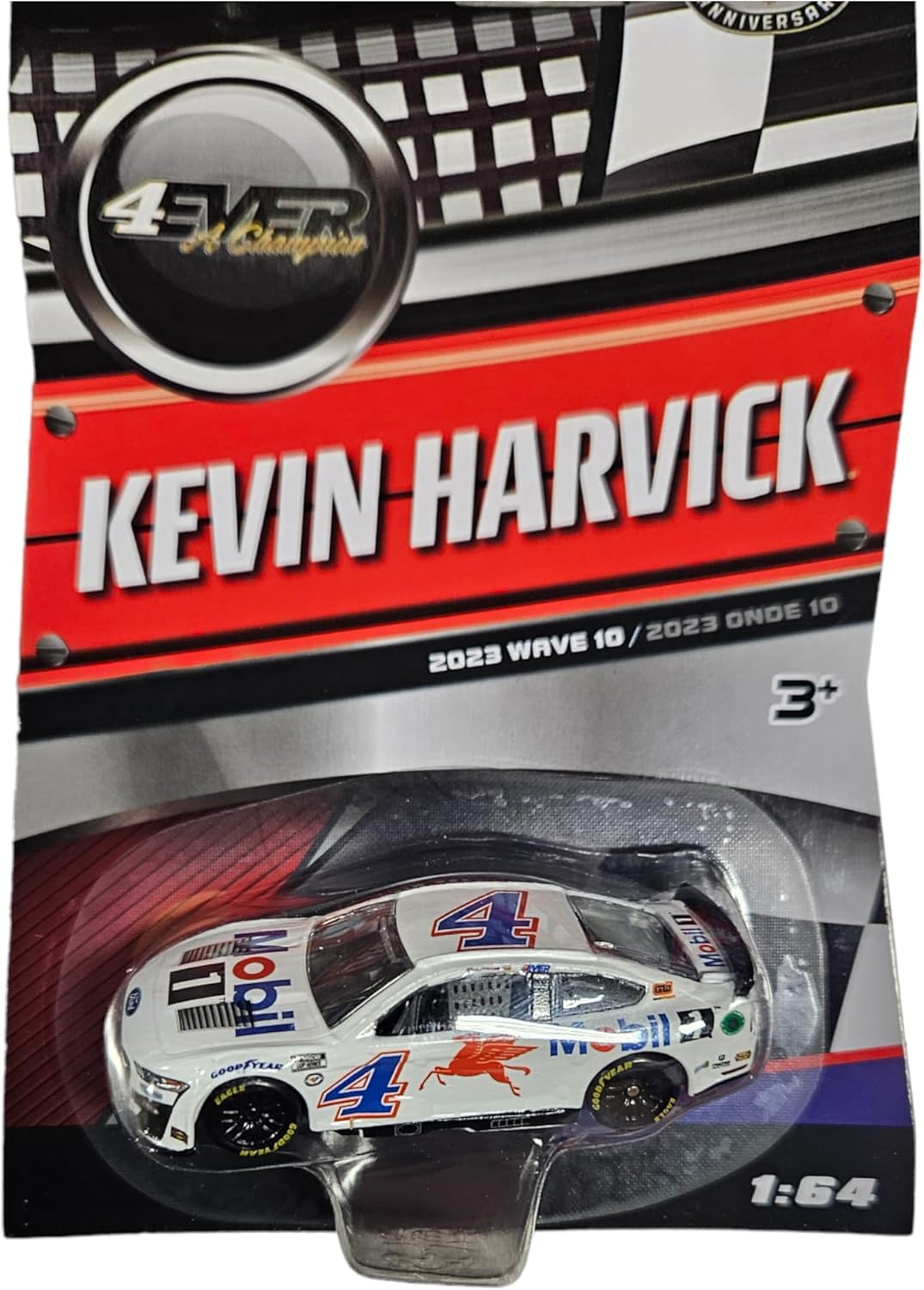 Lionel Racing 2023 NASCAR Authentics Kevin Harvick Wave 10 Diecast Car, 1:64 Scale, Small