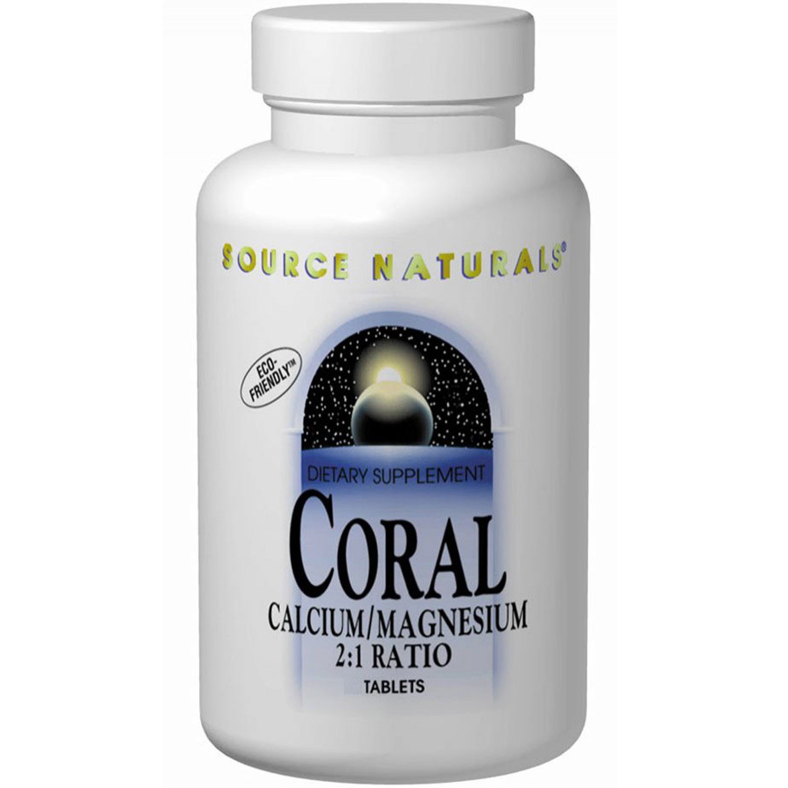 Source Naturals Coral Calcium & Magnesium, 2:1 Ratio - 90 Tablets