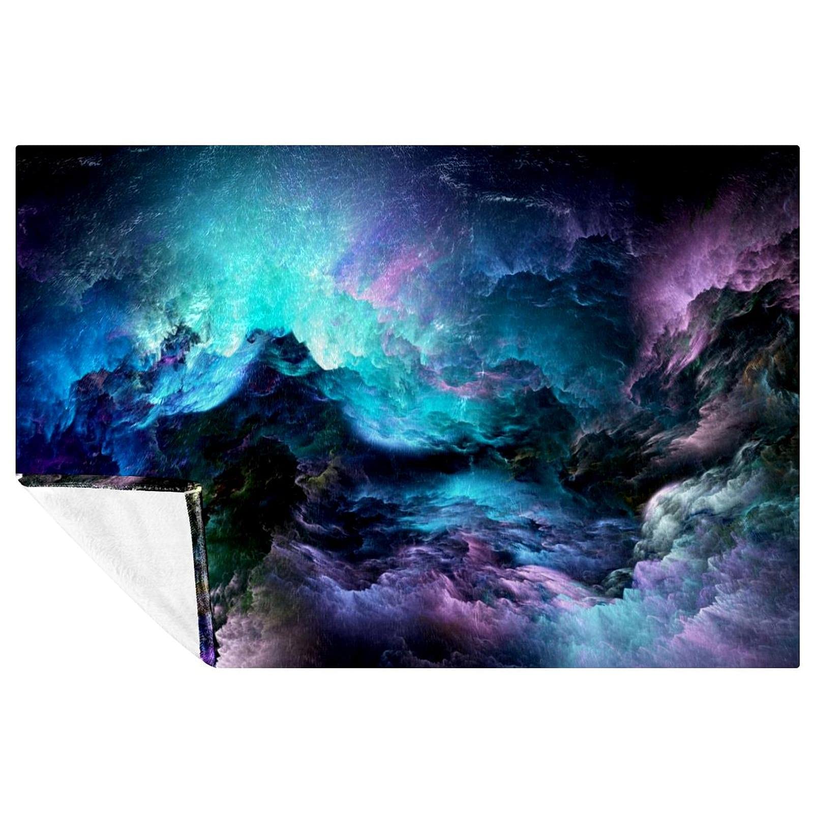 Couverture douce et chaude nuages abstraits pour un cocon de bien-être