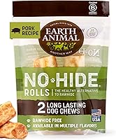 Vista 62 de Earth Animal No Hide - Rollos pequeños para masticar perros de larga duración, carne de res, 2