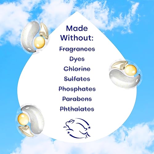 Miniatura 28 de Dropps Detergente para lavavajillas, aroma Fresh Rain, 64 cápsulas, limpia profundamente, empaque de bajo desperdicio, sin prelavado o enjuagado,