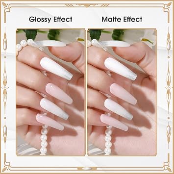 ROSALIND 4PCS(10ML) Nail Primer Base Coat Glossy Matte Top Coat Gel Polish