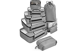 Veken 8-Piece Travel Packing Cubes for Organized Luggage