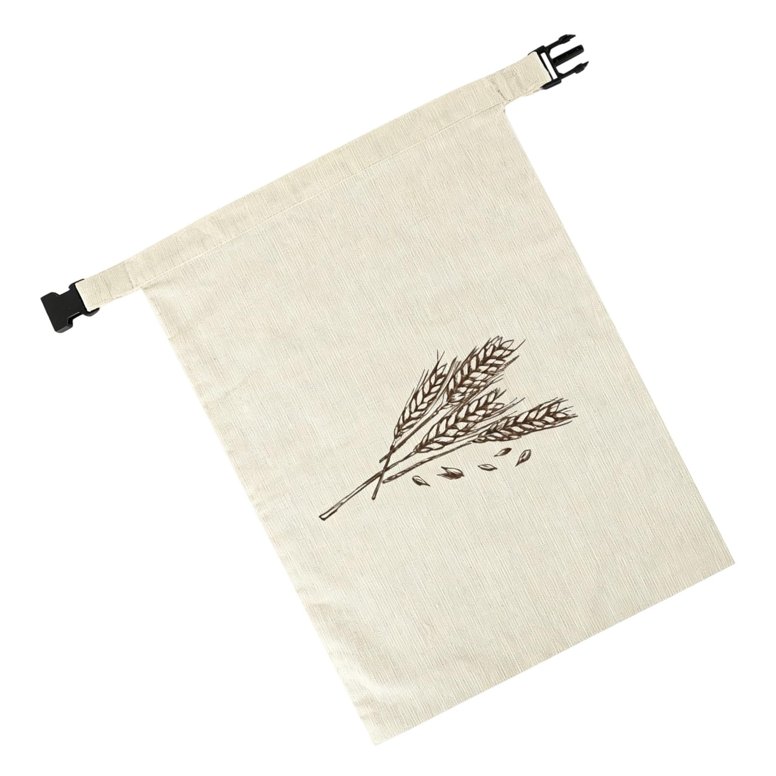Premium Lockstitch Hemmed Bread Bag for French Loaves Features Pull Cord and Space Saving Flat Fold Design Bread Supervisor