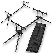 NGT Quickfish Pod MK2-I - 3 Rod Pod Fully Adjustable Carp Fishing Rod with Case