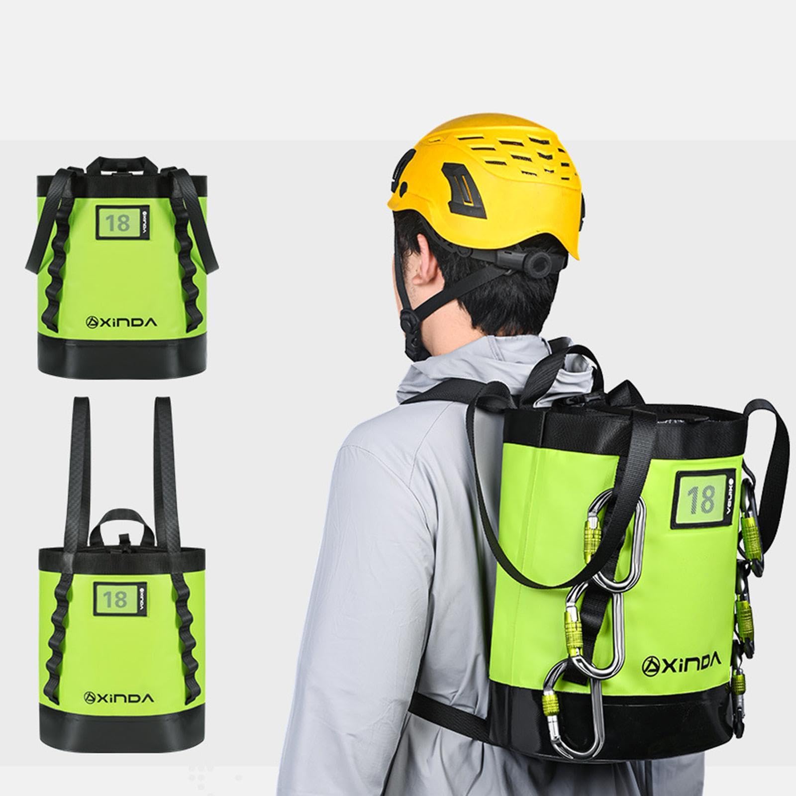 Fenteer Bolsa de Almacenamiento para Cuerda de Equipo de Escalada, para Trabajos de Gran Altitud, Escalada Al Aire Libre, Práctica Y Resistente, para Herramie