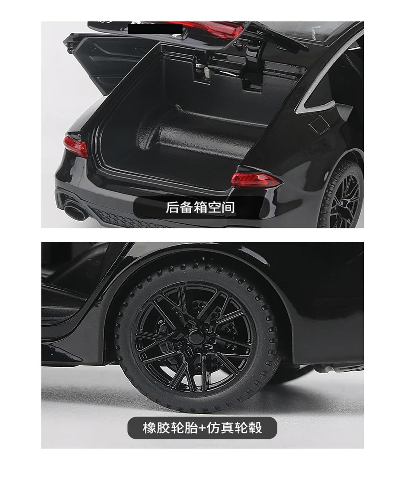 1:32 Per AUDI RS7 Coupé Modello Auto In Lega Fonde Sotto Pressione Veicoli In Metallo Alta Simulazione Suono Luce Collezione Set Giochi Modello Auto per Hobby(Blu)