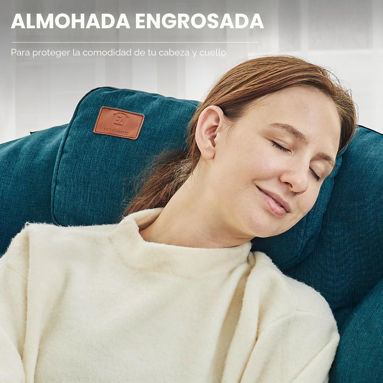 EVER ADVANCED Moonchair XXL - Silla de camping plegable (150 kg, redonda, acolchada, extra ancha, para exteriores, camping, jardín, balcón, interior, color verde