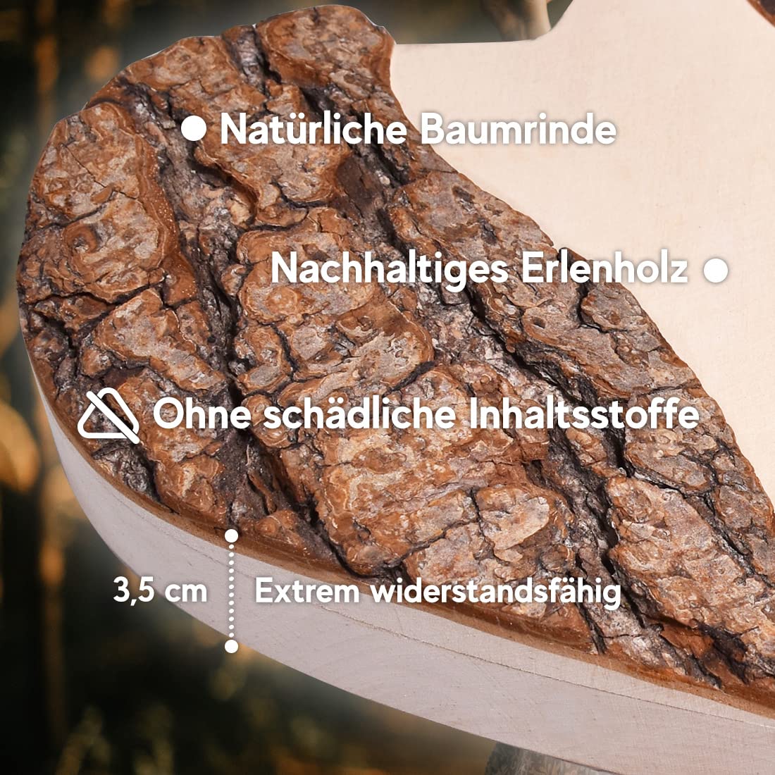 polar-effekt Herz Holzscheibe mit Wunschgravur Hochzeitsdekoration - aus Echtholz - Geschenkidee für Paare - Hochzeitsgeschenk - Jahrestag, Männer und Frauen - Present