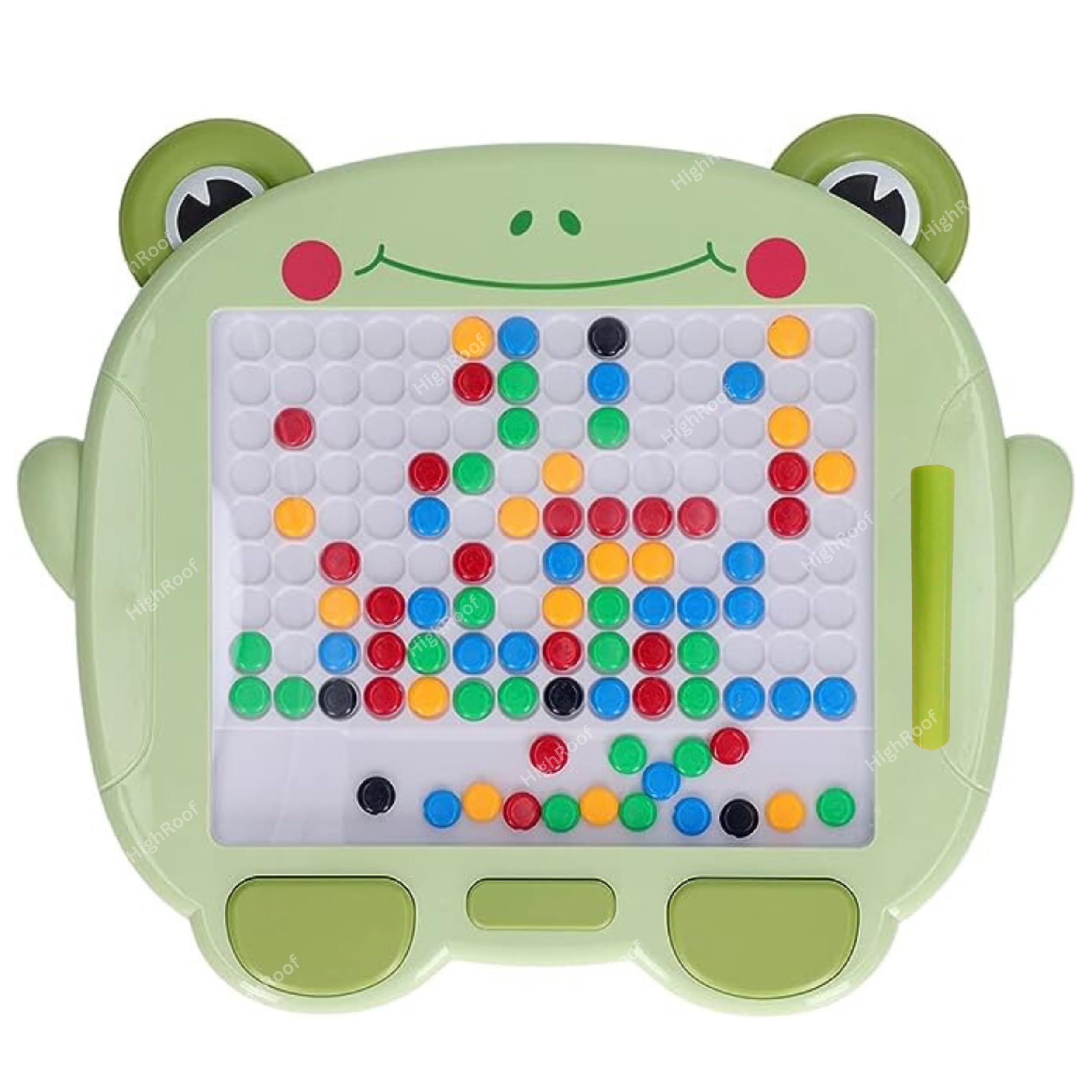 HighRoof Magnetic Doodle Board, Drawing Board for Toddlers,Doodle Board with Magnetic Pen & Beads for Kids, Magnetic Dot Art, Montessori Educational Preschool Toy for 3-8 Boys Girls (Frog Slate) (B0DDXS4NBX) Amazon Price History, Amazon Price Tracker