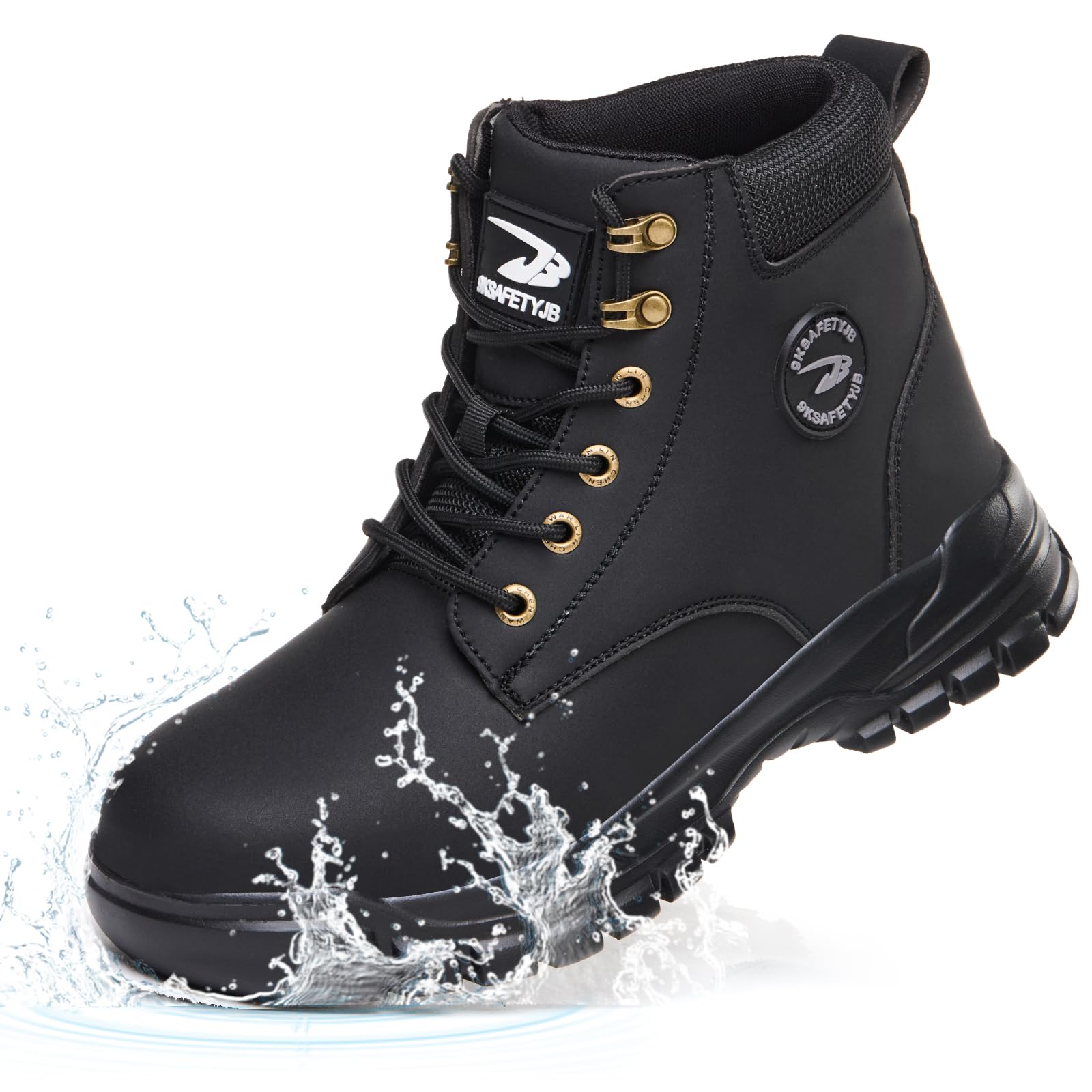 Chaussures de Sécurité Hommes Femmes Imperméable Bottines de Sécurité avec Embout en Acier Légère Montante Chaussures de Travail Antidérapant Basket de Securite