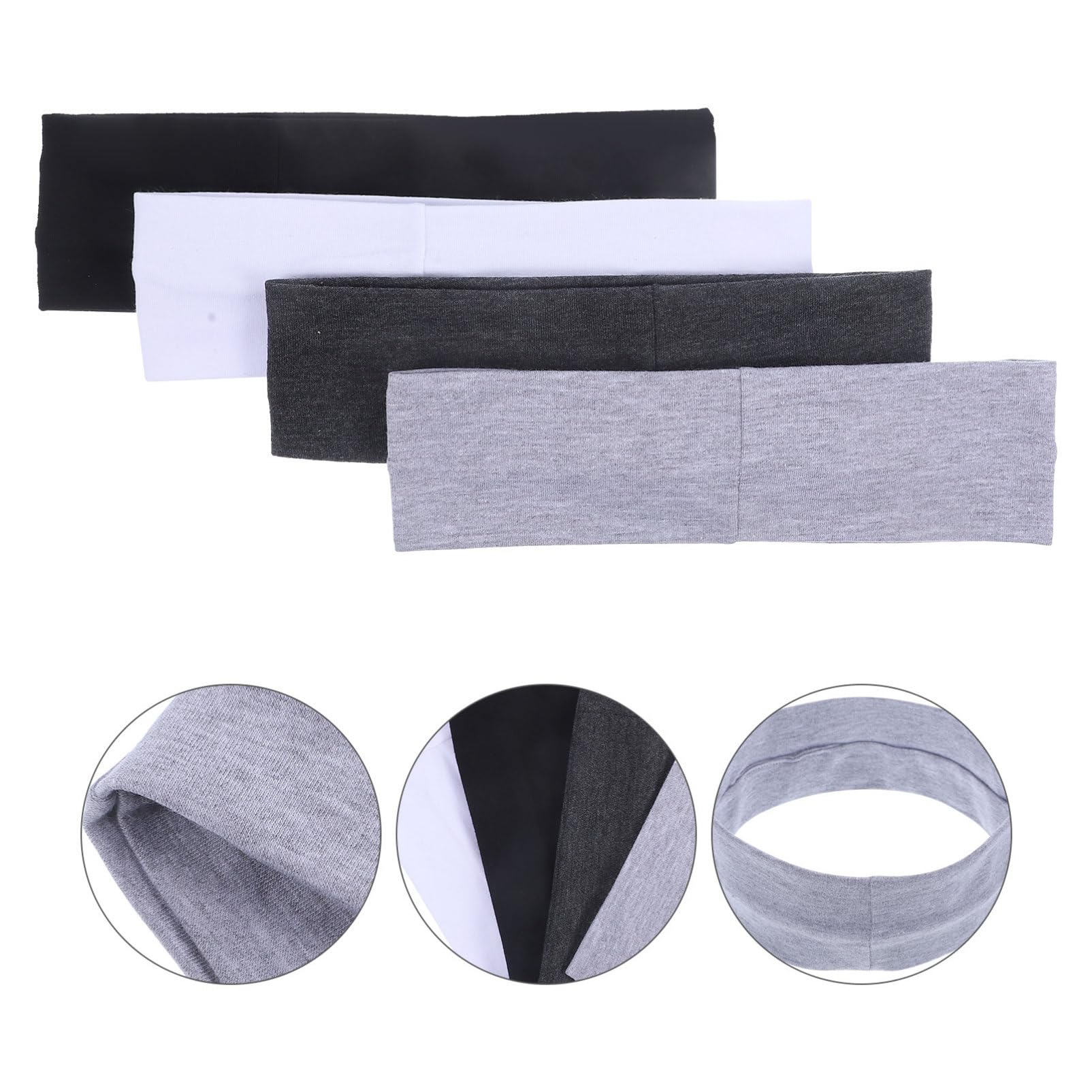Happyyami 16pezzi Fascia Capelli Sport per Yoga Fasce Elastiche da Donna per Allenamento Antisudore e Resistente per Esercizi da Palestra Adatte Tutti i Tipi di Capelli