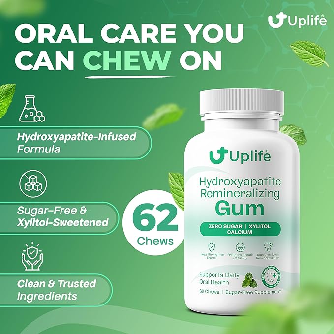 Chicle UPLIFE Sabor Menta - 62 Unidades - Sin Azúcar miniatura 3