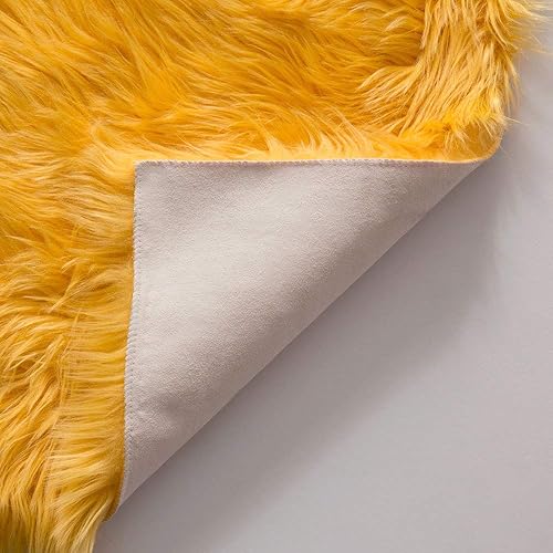 Miniatura 5 de MIULEE - Tapete rectangular de pelo sintético, decorativo de Navidad, supersuave, mullido, para poner al lado de la cama, sofá, suelo y habitación