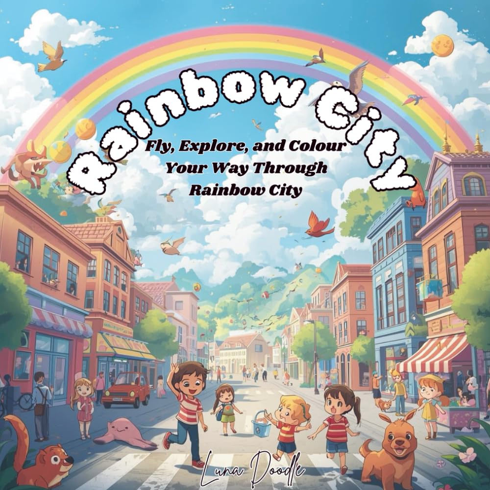 Rainbow City: Fly, Explore, and Color Your Way Through