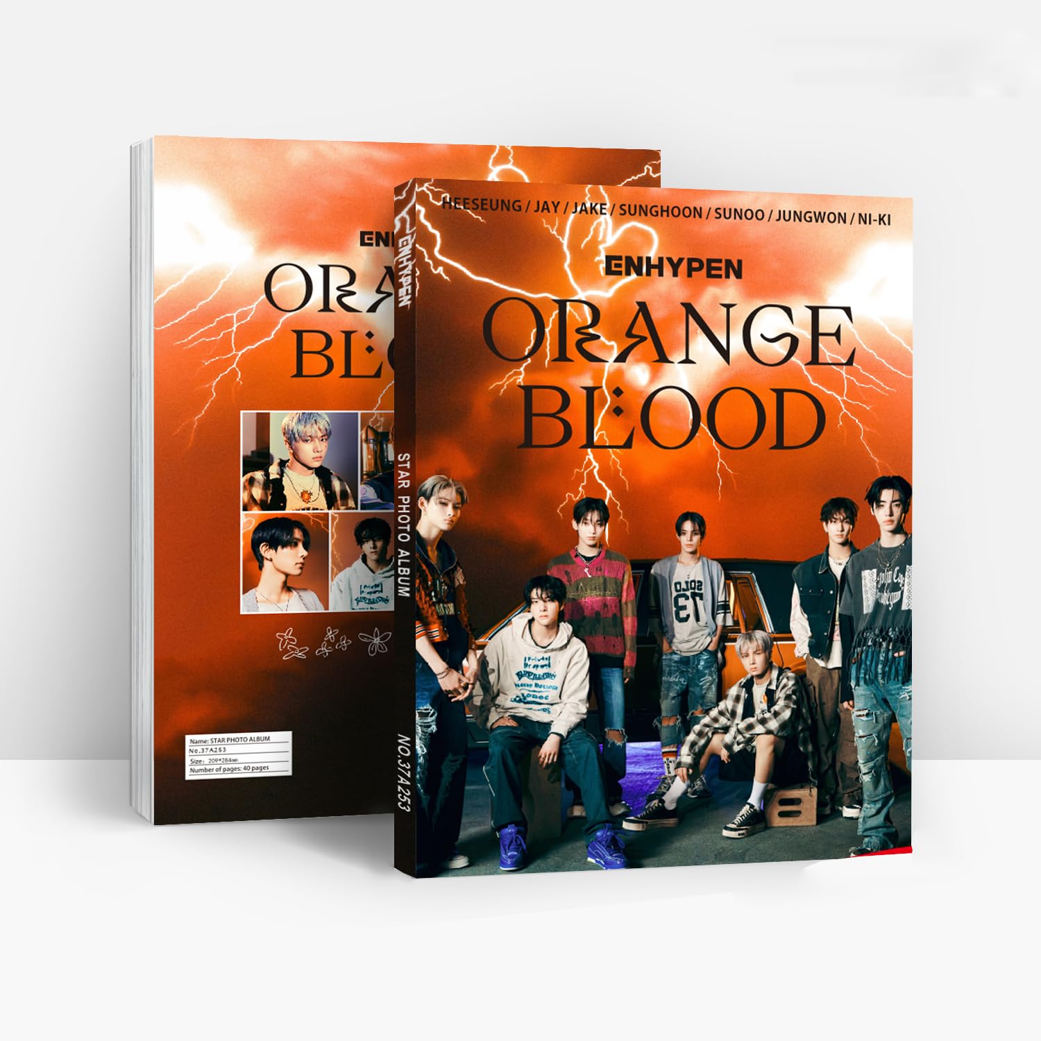 ENHYPEN ORANGE BLOOD トレカ セット まとめ売り 152枚 Careflection ENHYPEN Orange Blood Photobook Magazine Pictures with