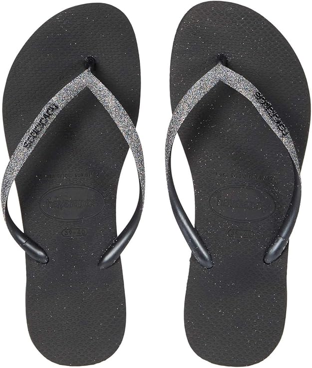 havana sparkly flip flops
