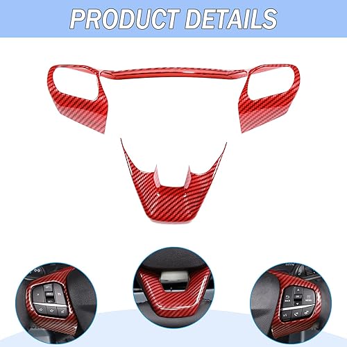 Vista 34 de Aunginsy Marco de botón de dirección de control central compatible con Ford Maverick 2022+ Bronco Sport 2021+ Escape 2020+ consola central, cubierta