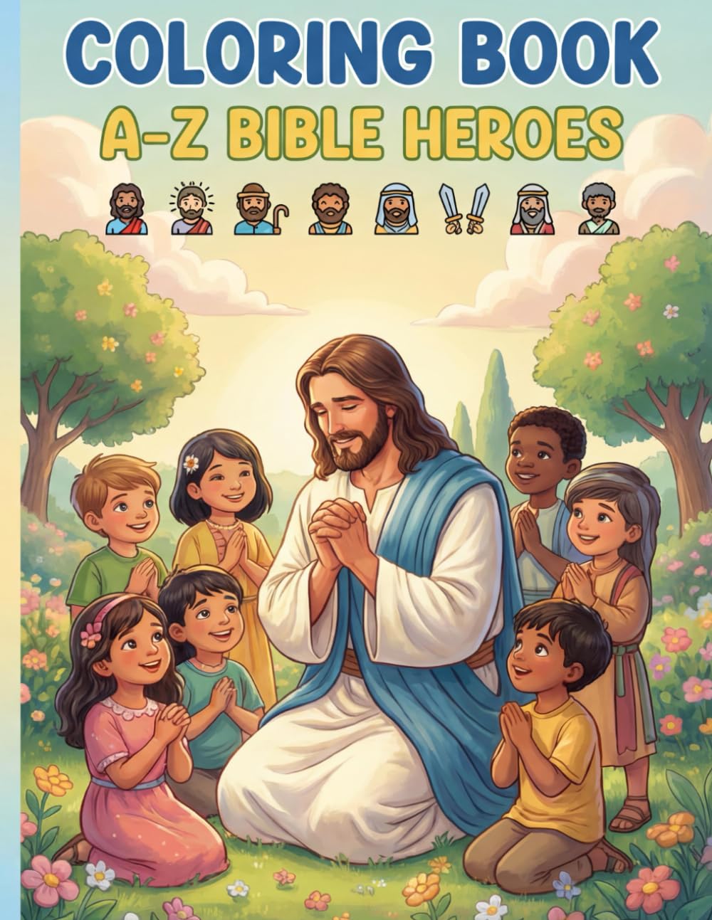 A-Z Bible Heroes Coloring Book